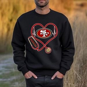 Nurse Heartbeat San Francisco 49Ers Sweatshirt